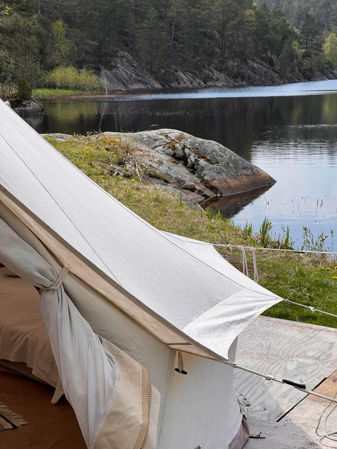 Hommen Gard Glamping Hotel Risør Exterior foto